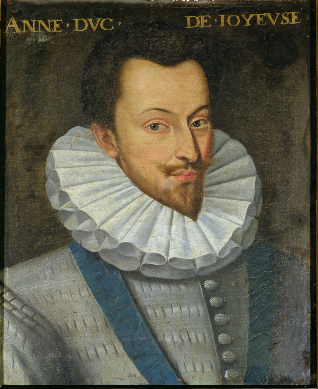 Annen (1561-87) muotokuva Joyeusen herttua, 1617-38 tekijältä French School