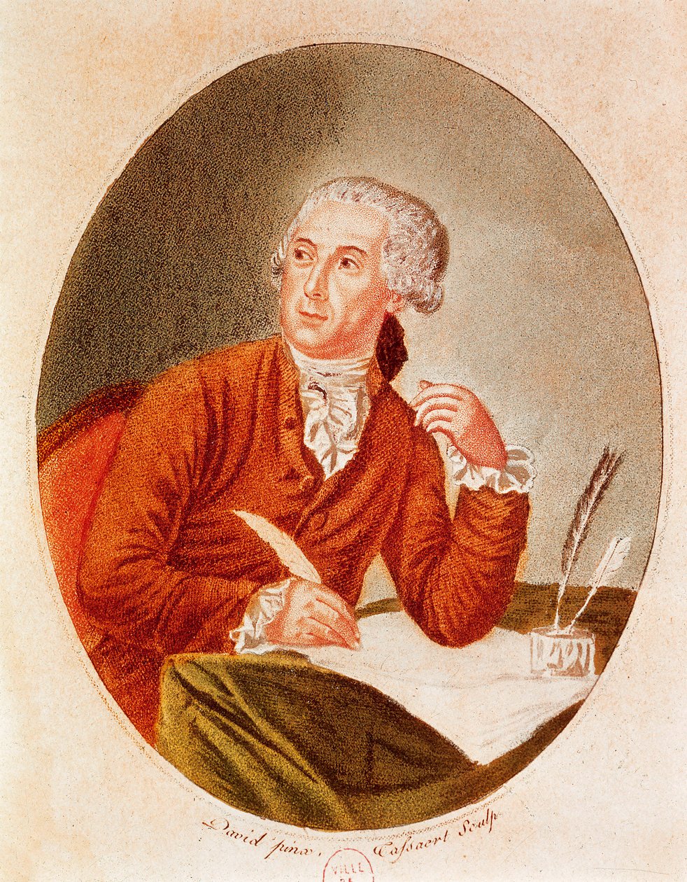 Antoine Laurent Lavoisierin (1743-1794) muotokuva tekijältä French School