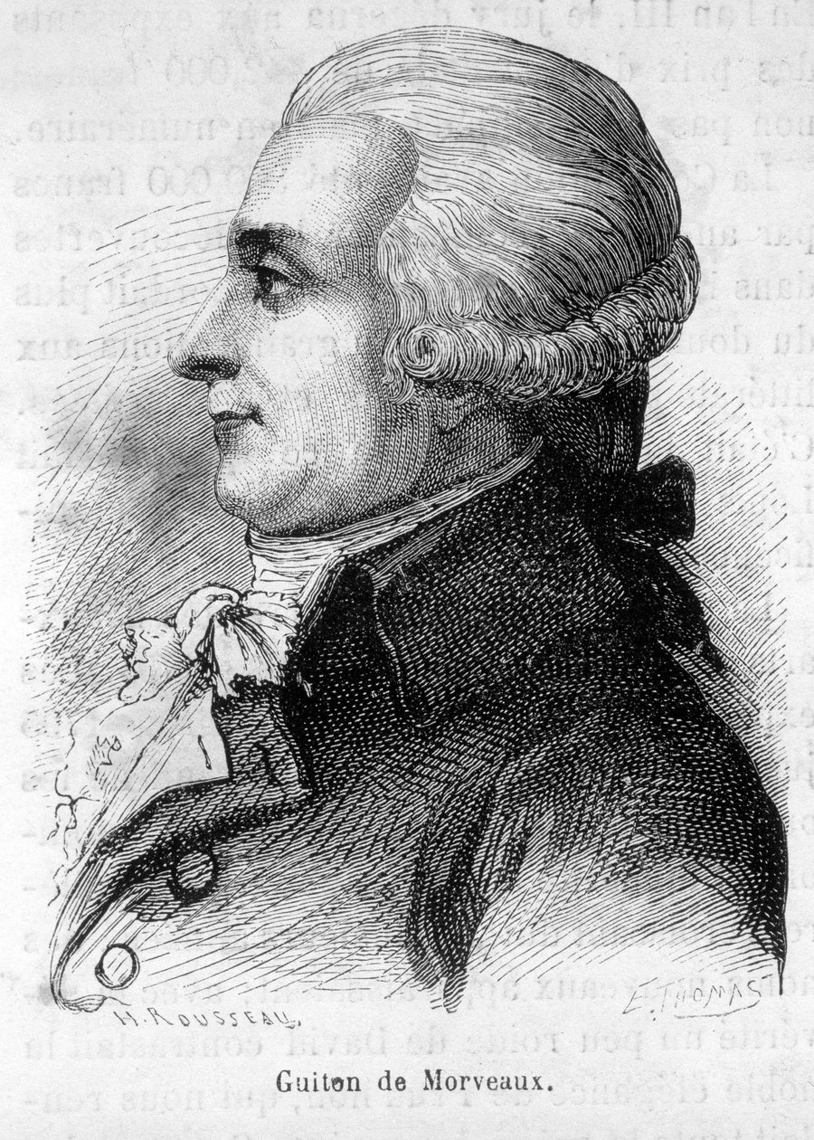 Paroni Louis-Bernard Guyton-Morveau (Guiton) (1737-1816), ranskalaisen poliitikon, kemistin ja vallankumouksellisen muotokuva - Henri Martinin "" L