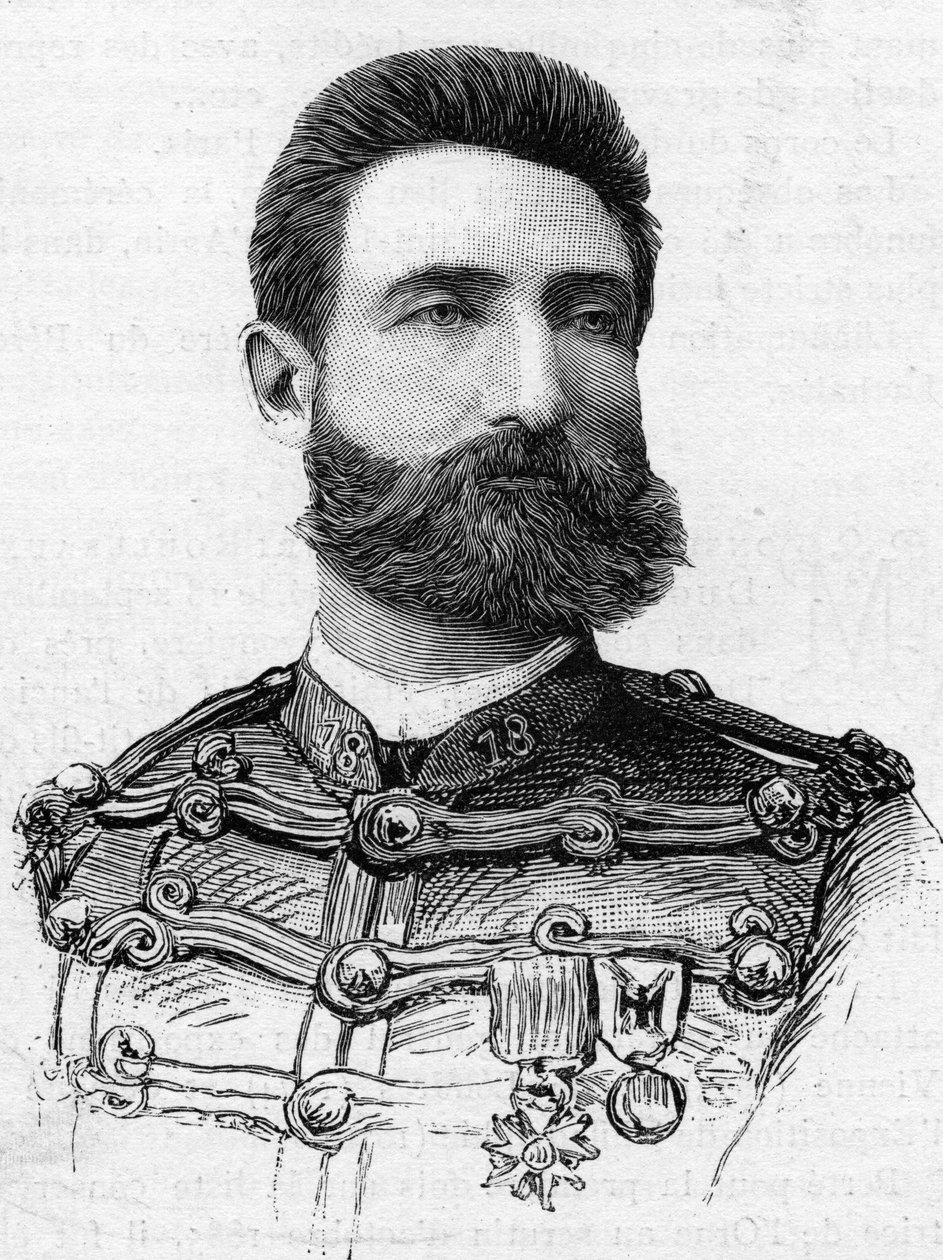 Kapteeni J. Schmidtin (1842-1887) muotokuva. tekijältä French School