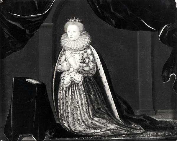 Guisen herttuatar Katariina Cleves (1417-1479) muotokuva tekijältä French School
