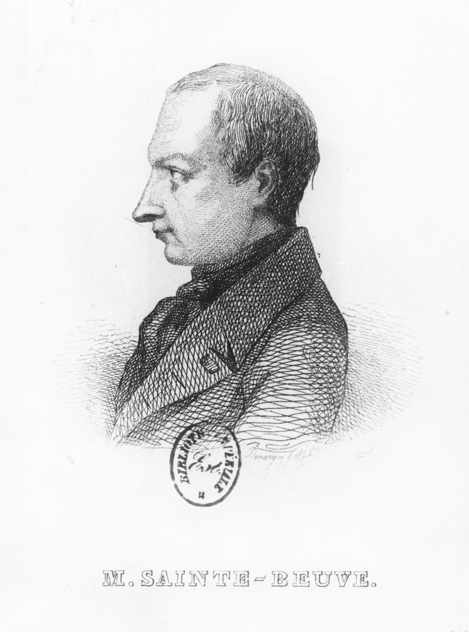 Charles Augustin Saint-Beuven muotokuva tekijältä French School