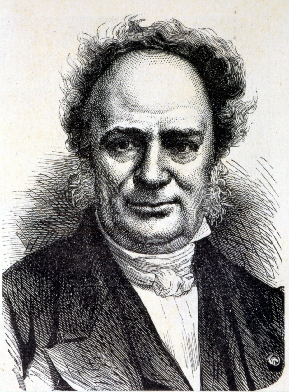 Muotokuva Charles Frederic Kuhlmannista (1803 - 1881) - "" Album of Sciencessä; maineikkaat tutkijat; Suuria löytöjä””” 1896. tekijältä French School