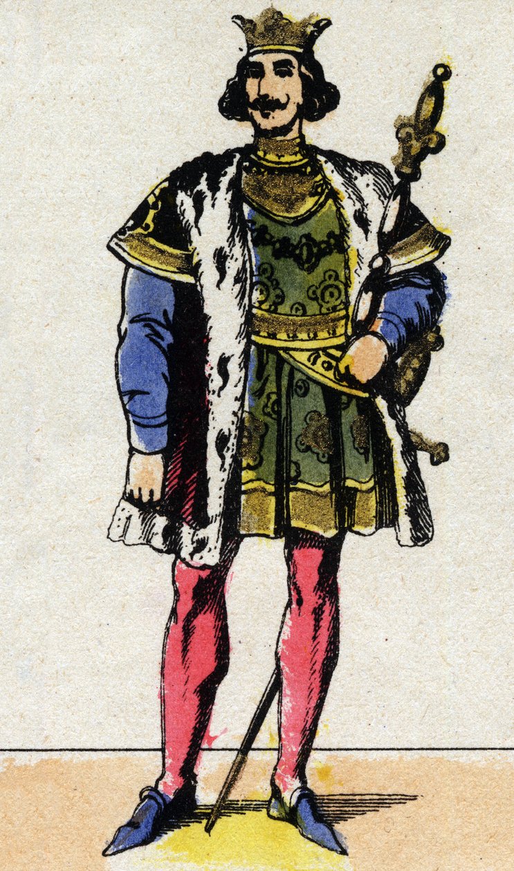 Kaarle IV Bel (1294 - 1328), Ranskan kuninkaan muotokuva. tekijältä French School