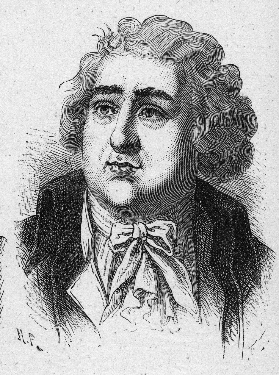 Charles James Foxin (1749-1806) muotokuva brittiläisestä valtiomiehestä. Kaiverrus vuodelta 1889. Yksityinen kokoelma. tekijältä French School
