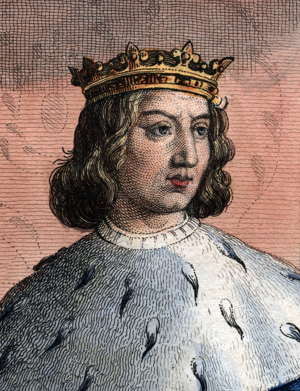 Muotokuva Kaarle V:stä, Ranskasta, nimeltä Viisas (1338-1380), Ranskan kuningas. tekijältä French School