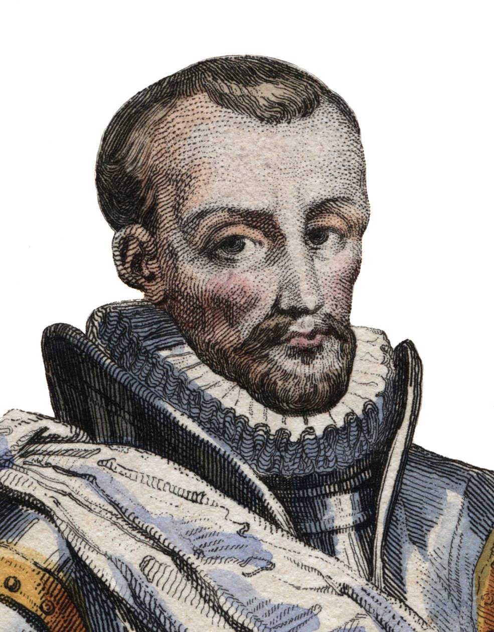 Brissacin kreivin (1505-1563), Ranskan marsalkka Charles de Cossen muotokuva. tekijältä French School