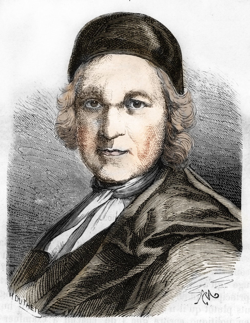 Charles de Saint evremondin muotokuva tekijältä French School