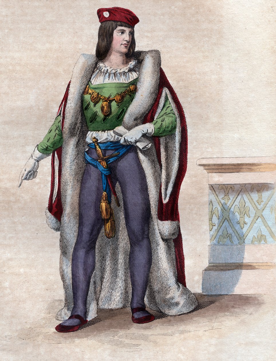 Muotokuva Charles Valois