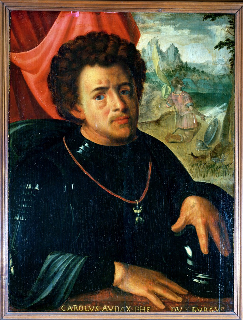 Kaarle Rohkean, Burgundin herttuan (1433-77) muotokuva tekijältä French School