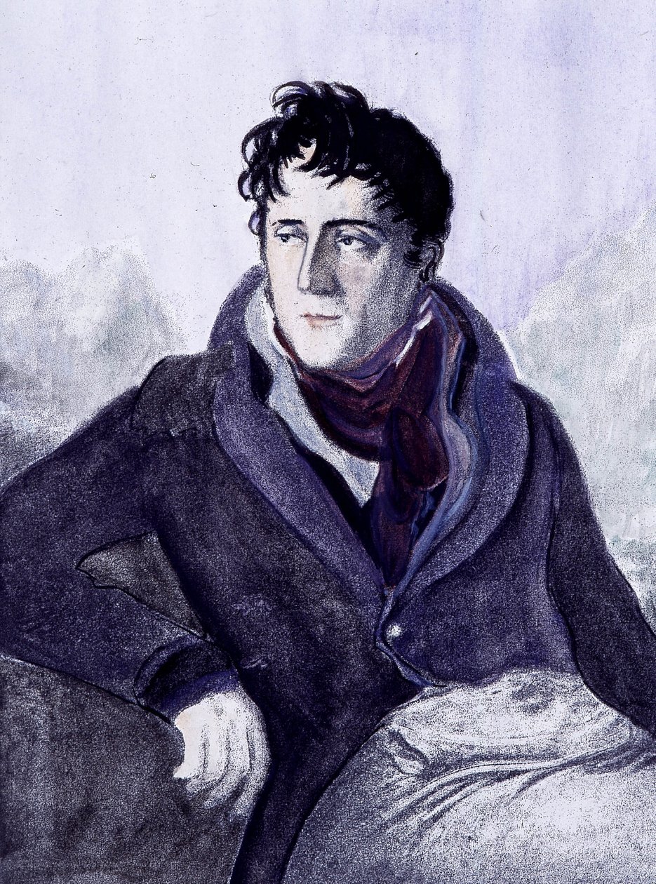 Chateaubriandin muotokuva. 1800-luvun kaiverrus. tekijältä French School