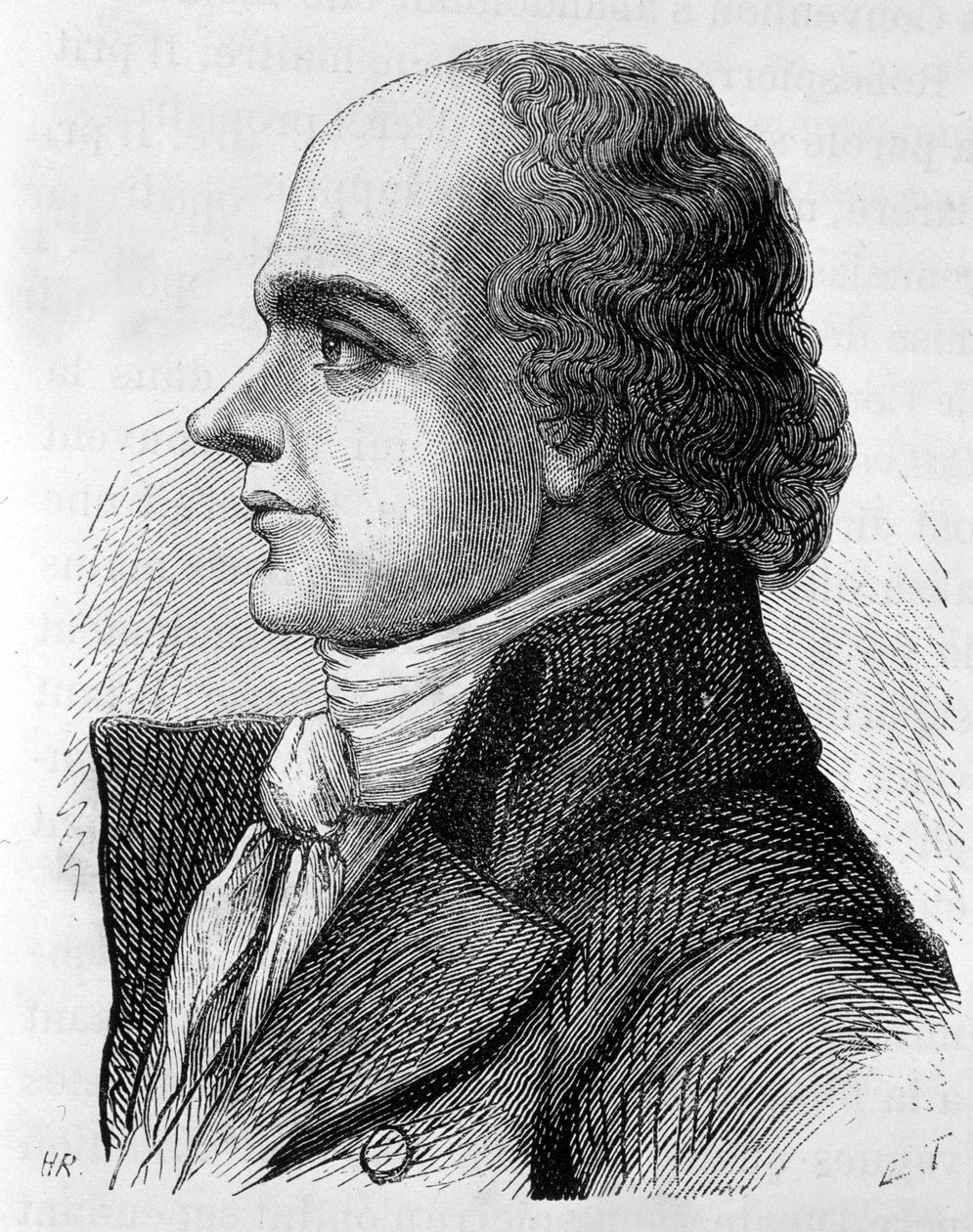 Muotokuva kreivi Jean Denis de Lanjuinaisista (1753 - 1827), ranskalainen poliitikko - Henri Martinin "Ranskan historiassa" tekijältä French School
