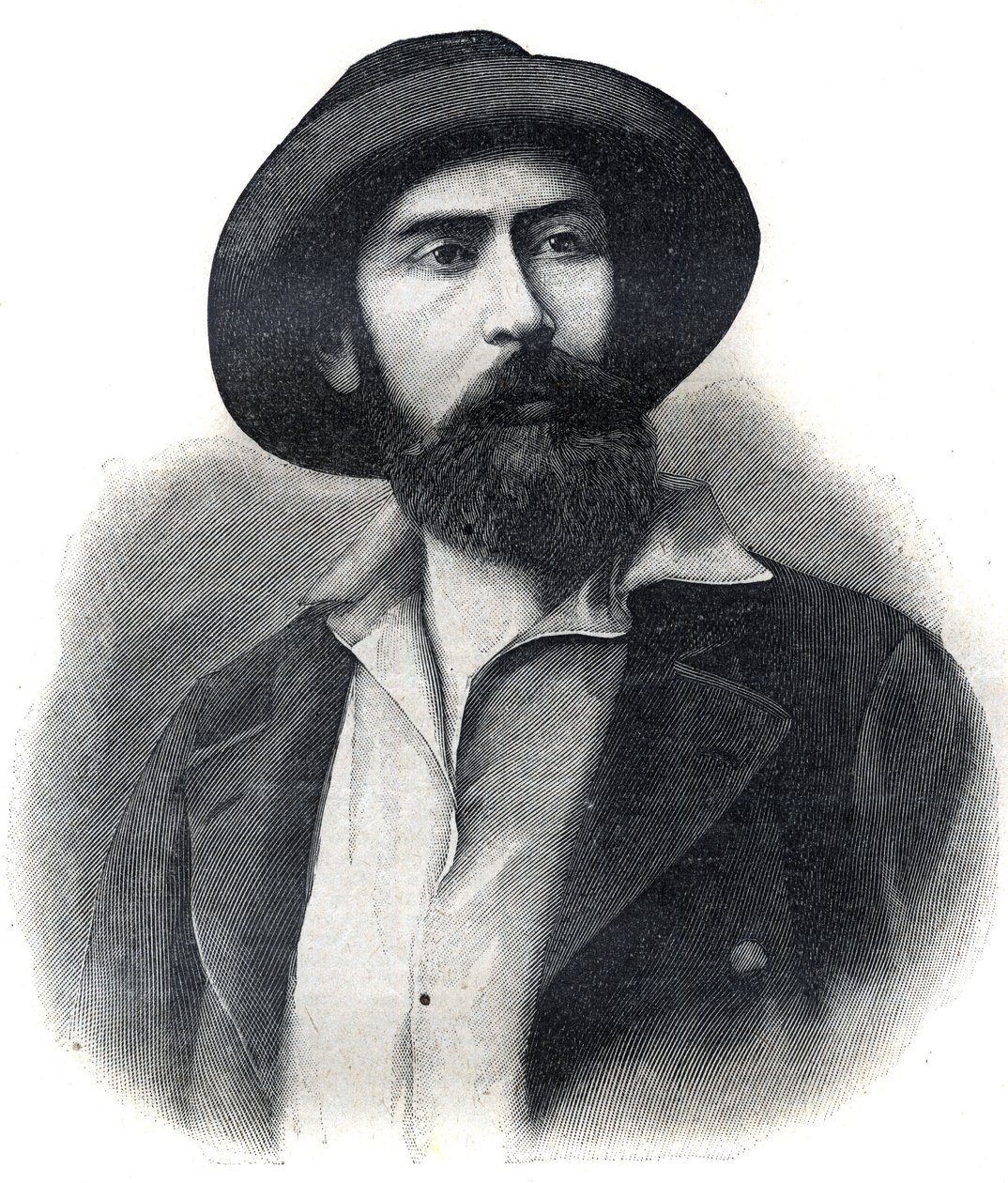 Tohtori Noel Eugene Ballay (1847-1902), ranskalaisen tutkimusmatkailijan ja siirtomaahallinnon, Ranskan Länsi-Afrikan toisen kenraalikuvernöörin (AOF tai A.O.F.) muotokuva Kaiverrus 1902. Yksityinen kokoelma. tekijältä French School