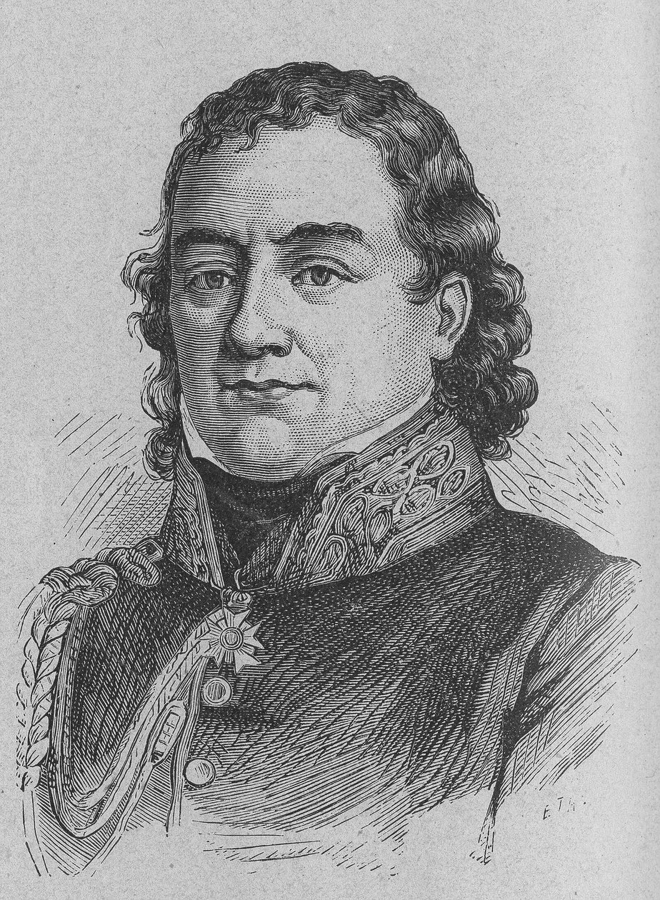 Dominique Jeanin, Baron Larreyn (1766 - 1842), ranskalaisen sotilaskirurgin muotokuva - Album de la Science -julkaisussa; maineikkaat tiedemiehet; Suuria löytöjä””” 1896. tekijältä French School