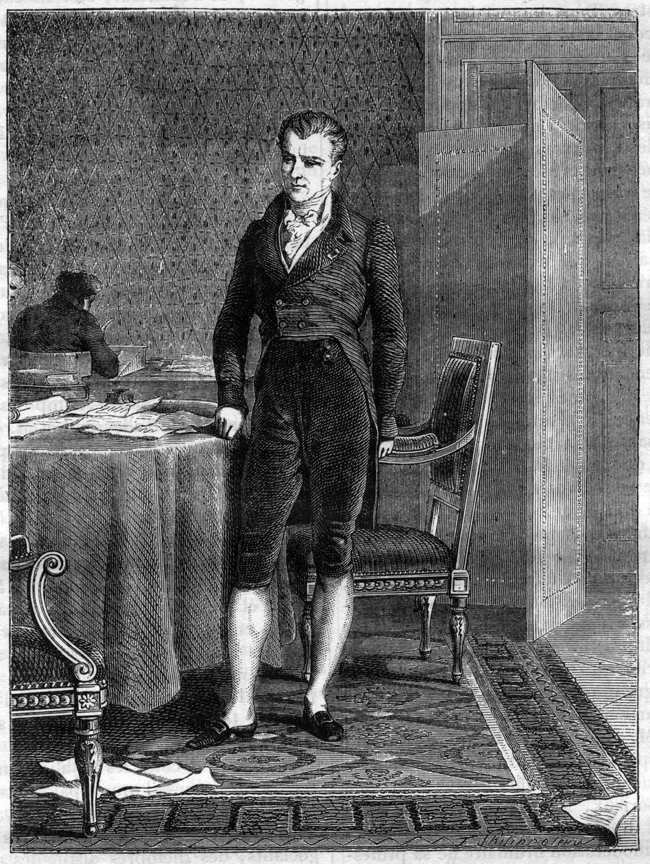EMMERICH JOSEPH, DALBERGin herttuan muotokuva Ranskalais-saksalainen valtiomies (1773-1833) - Emmerich Joseph Dalbergin herttua (1773-1833), saksalaisen diplomaatin ja ranskalaisen poliitikon muotokuva - "Histoire de l