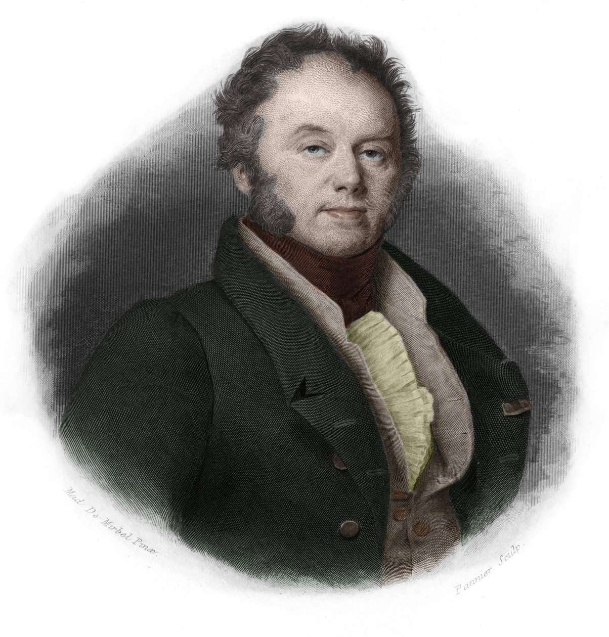 Edouardin muotokuva, Fitz-Jamesin herttua (Fitz James) (1776-1838), ranskalainen poliitikko. Louis de Cormenin Timonin teoksessa LIBRE DES SPEAKERS. 1842. Yksityinen kokoelma. tekijältä French School