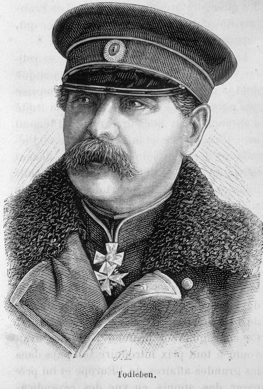 Edouard Ivanovich Totlebenin (tai Todlebenin) muotokuva tekijältä French School