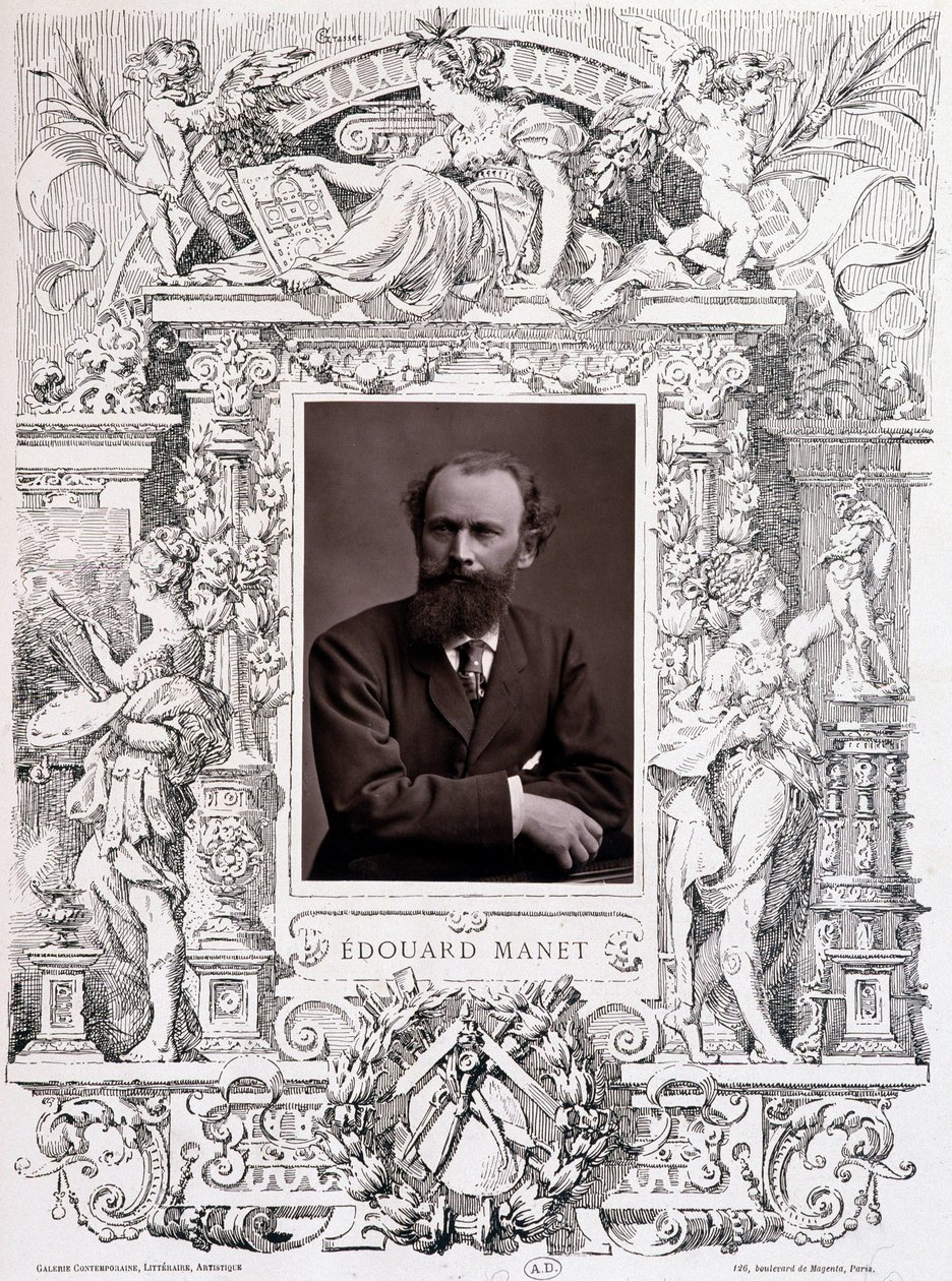 Edouard Manetin muotokuva tekijältä French School