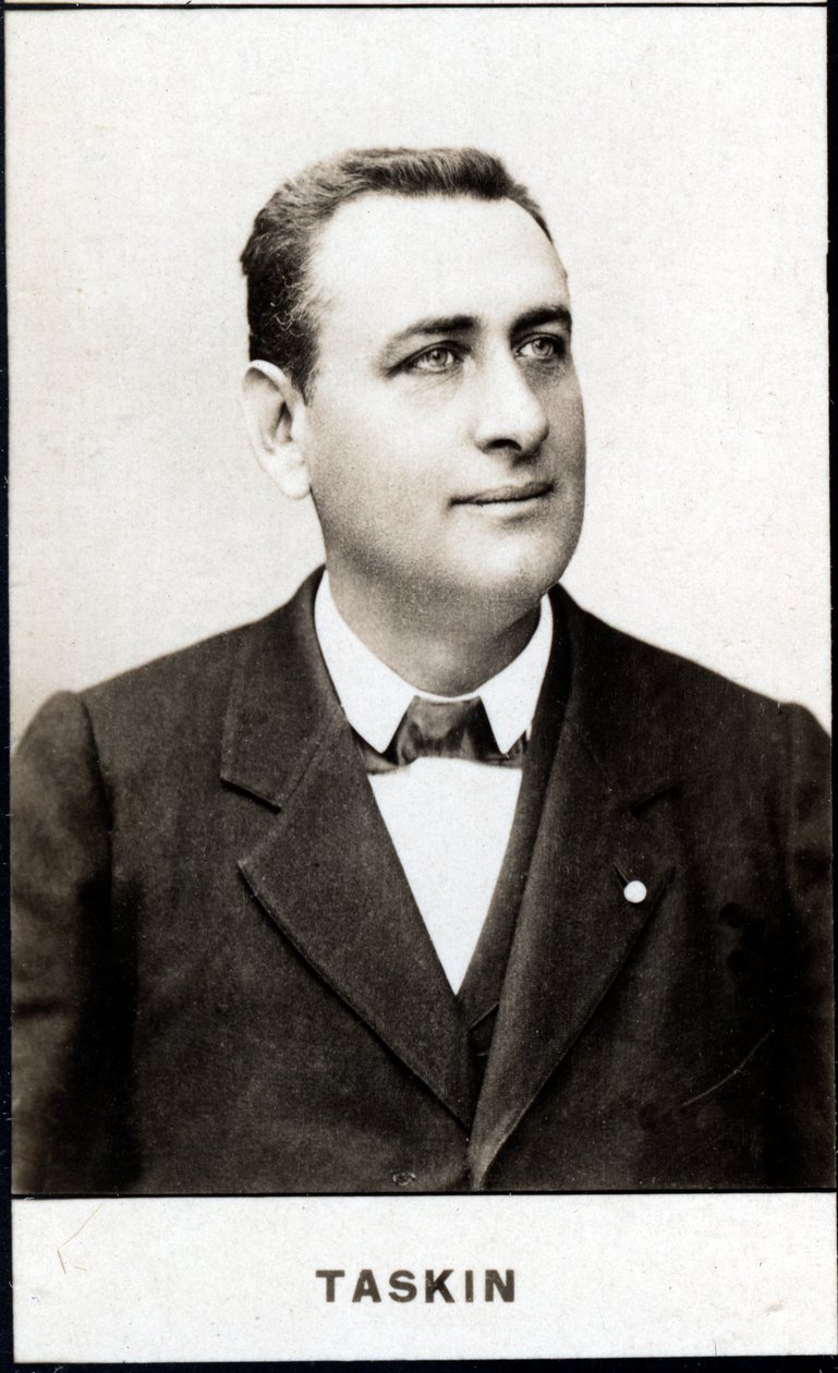 Muotokuva Emile Alexandre Taskinista (1853-1897), ranskalaisesta oopperabaritonista tekijältä French School