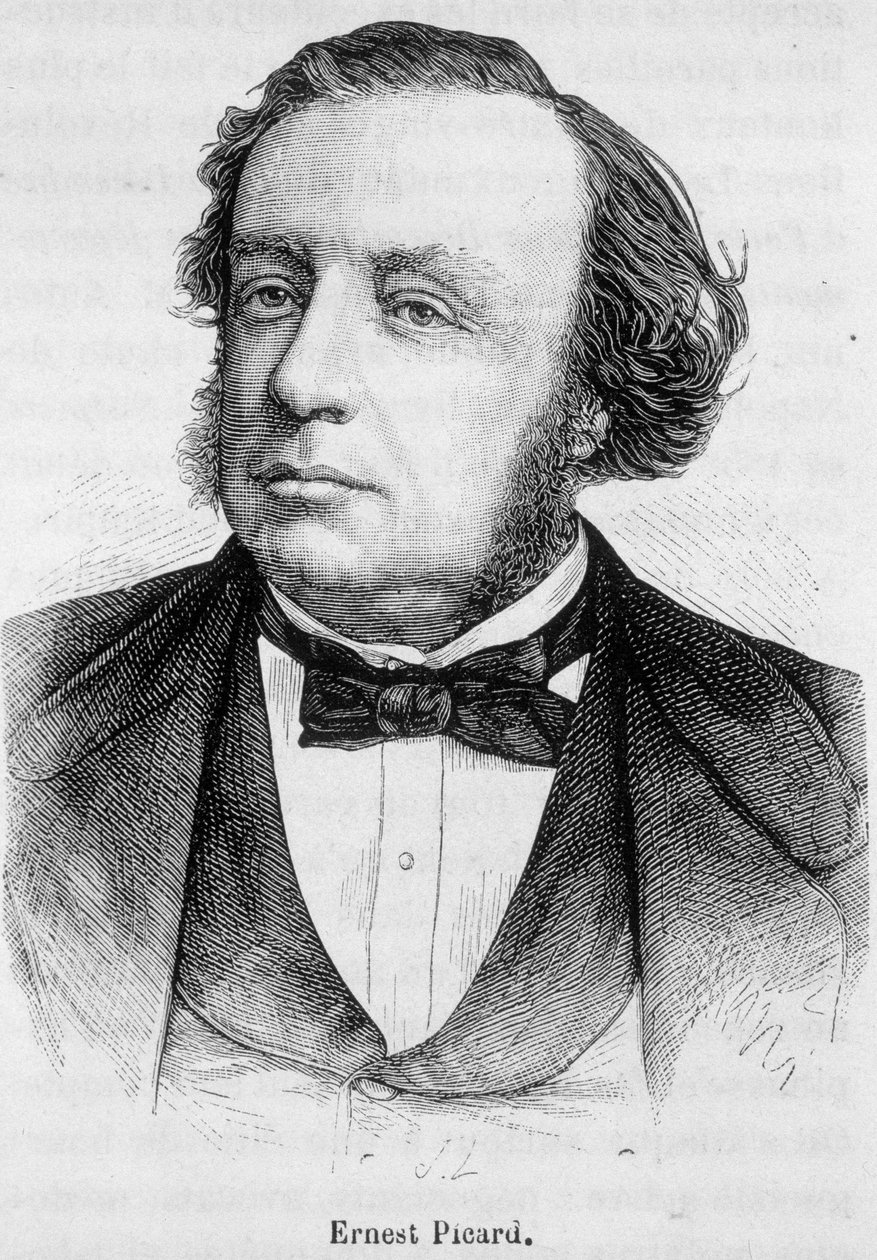 Ernest Picardin muotokuva, ranskalainen poliitikko (1821-1877) tekijältä French School