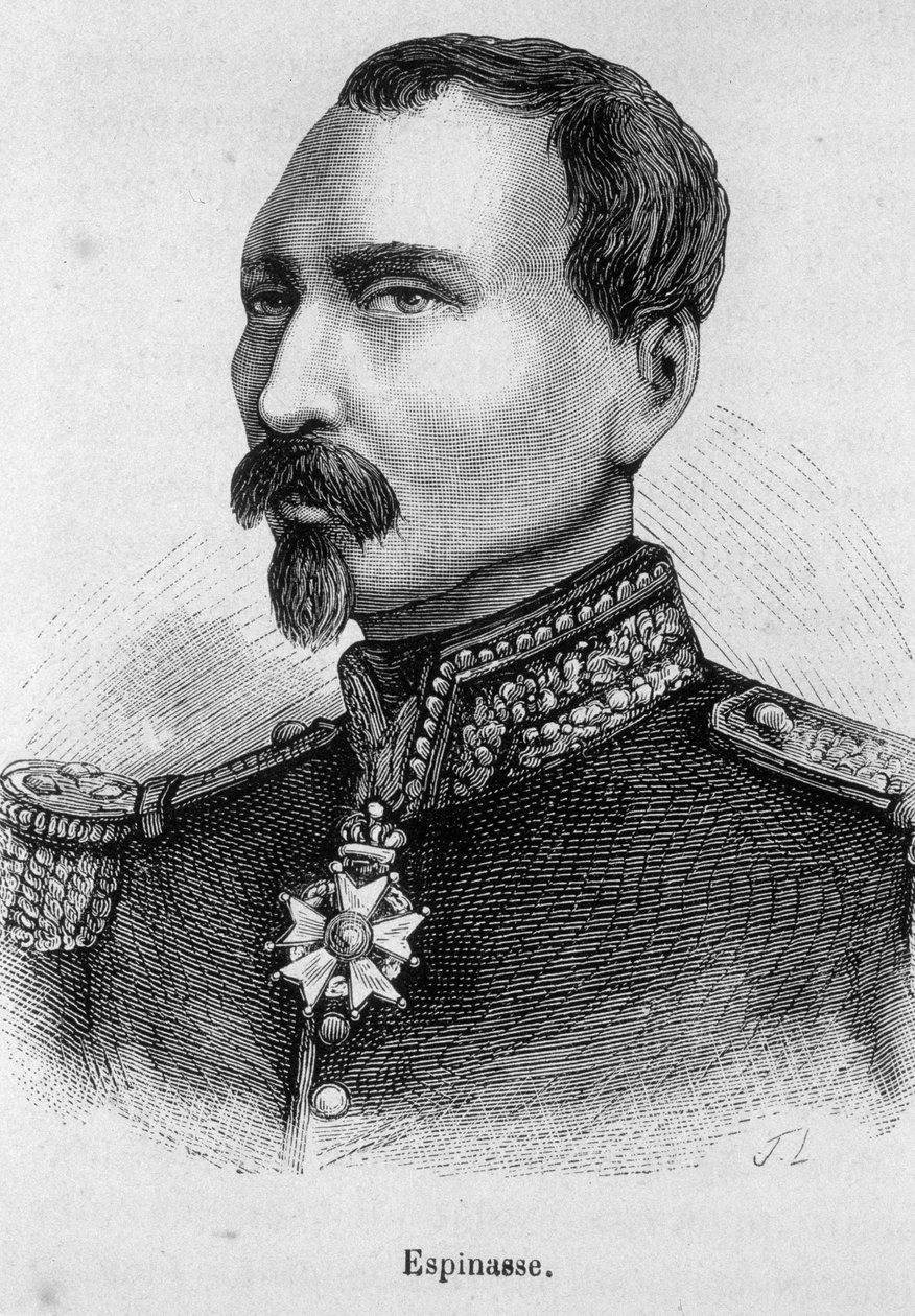 Espinassen muotokuva - Henri Martinin "Ranskan historiassa". tekijältä French School