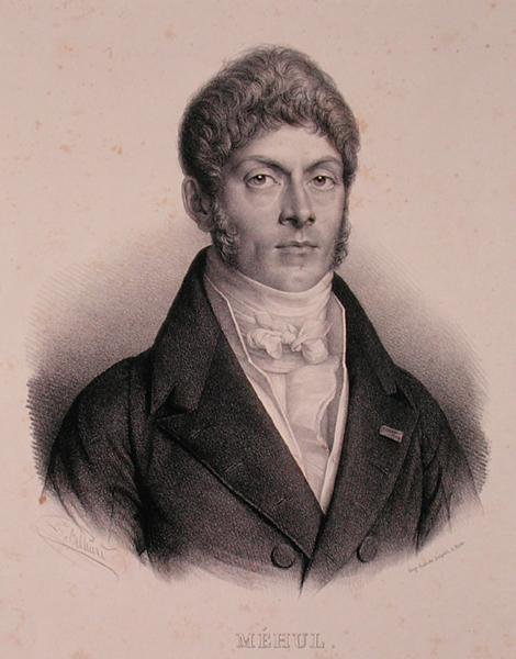 Etienne-Nicolas Mehulin (1763-1817) muotokuva (litho) tekijältä French School