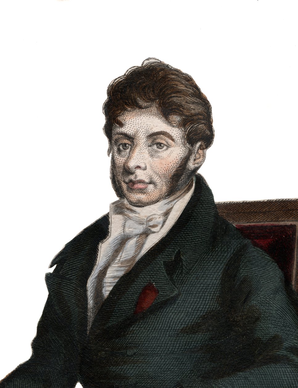 Ranskalaisen säveltäjän Etienne Nicolas Mehulin (1763-1817) muotokuva. tekijältä French School