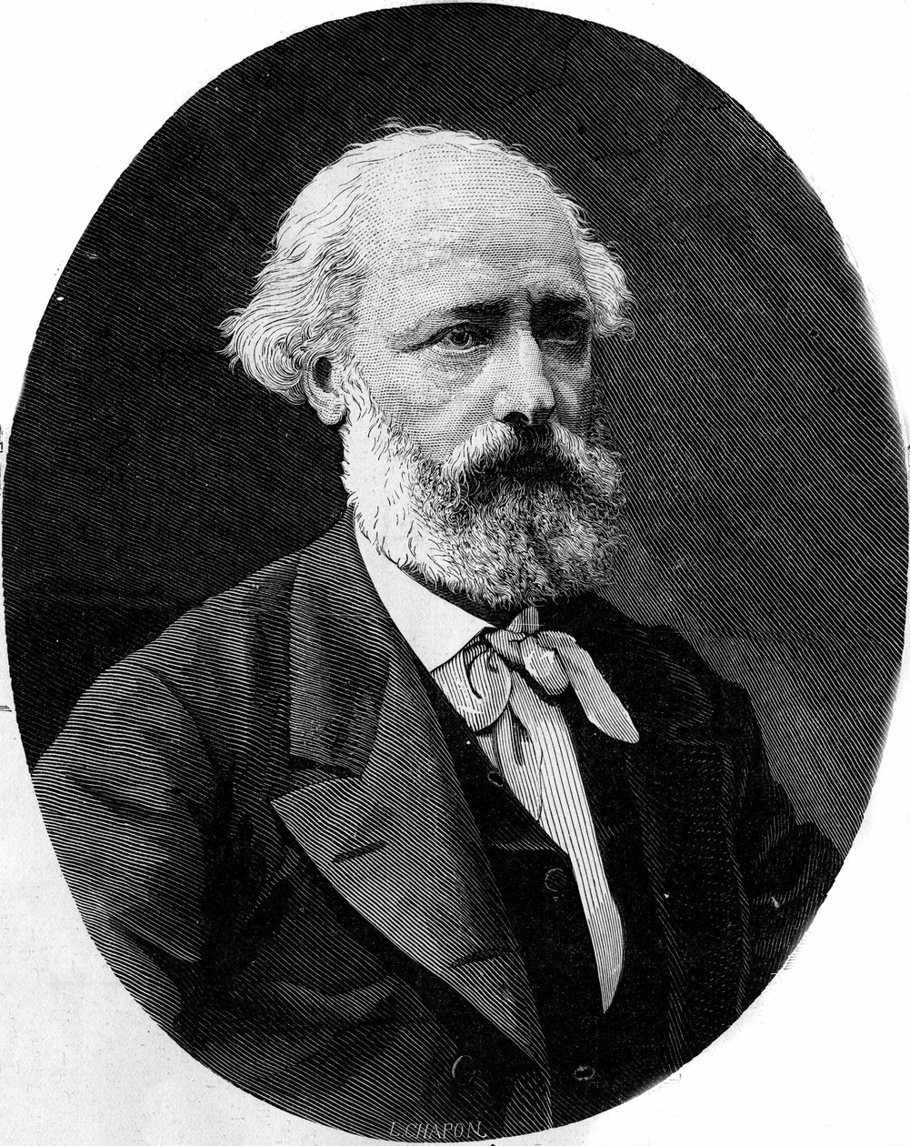 Eugene Viollet-le-Ducin muotokuva (Viollet le Duc tekijältä French School
