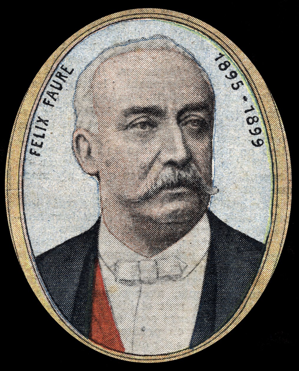 Muotokuva Felix Fauresta (1841-1899), teollisuusmies ja poliitikko, maltillinen republikaani, hänestä tuli tasavallan presidentti vuosina 1895-1899. tekijältä French School