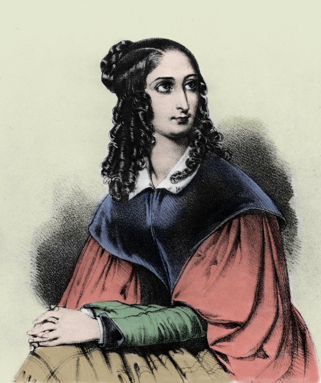 Muotokuva Flora Tristanista, Gauguinin isoäidistä, 1839 tekijältä French School