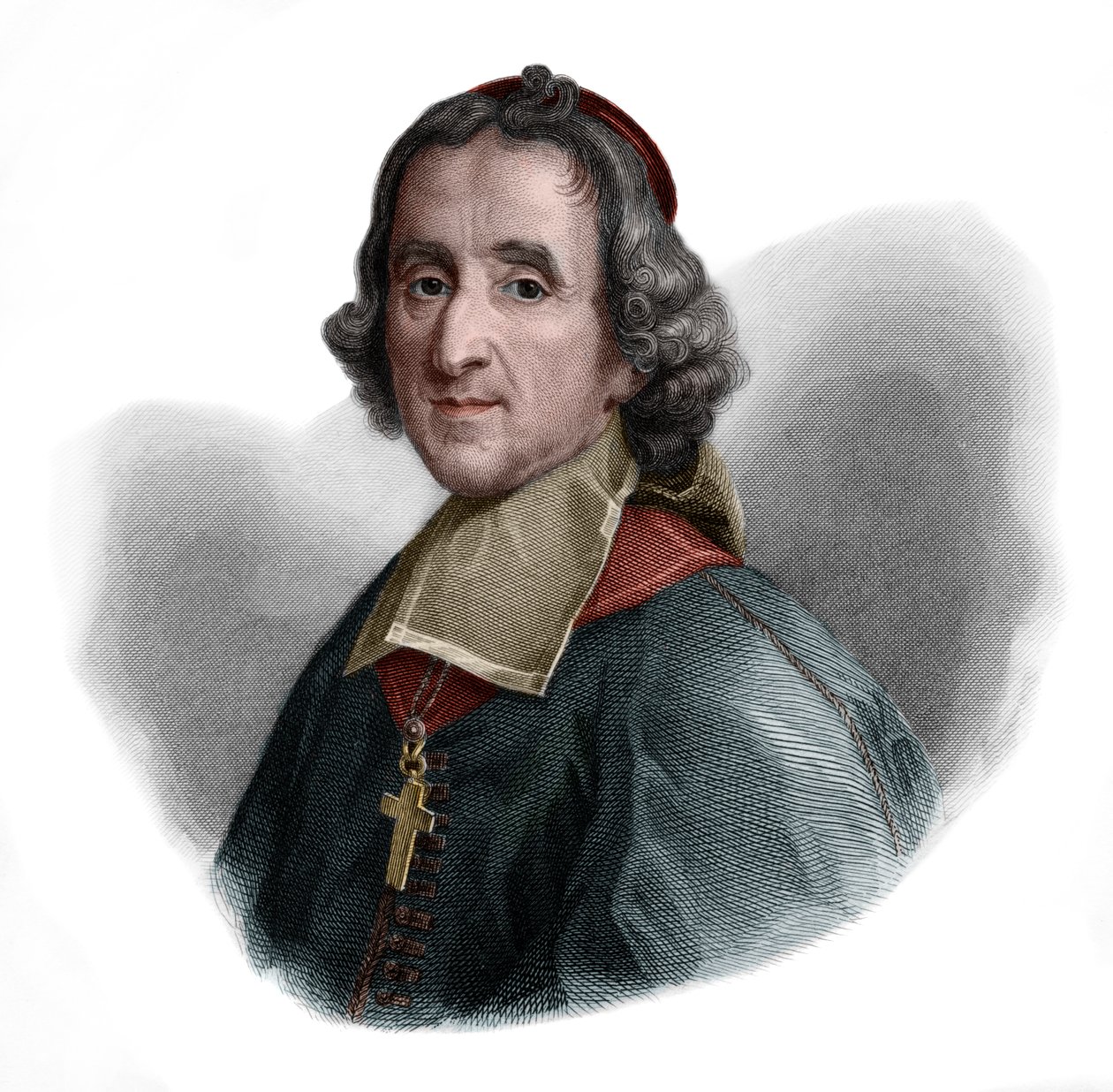 Muotokuva Francois Fenelonista (1651-1715) Ranskan katolisesta arkkipiispasta, teologista, runoilijasta ja kirjailijasta. tekijältä French School
