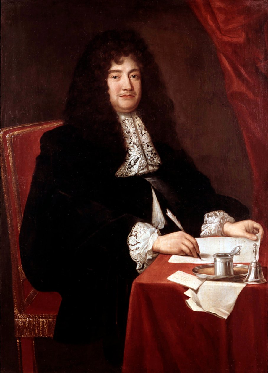 Louvoisin markiisin Francois Michel Le Tellierin muotokuva tekijältä French School