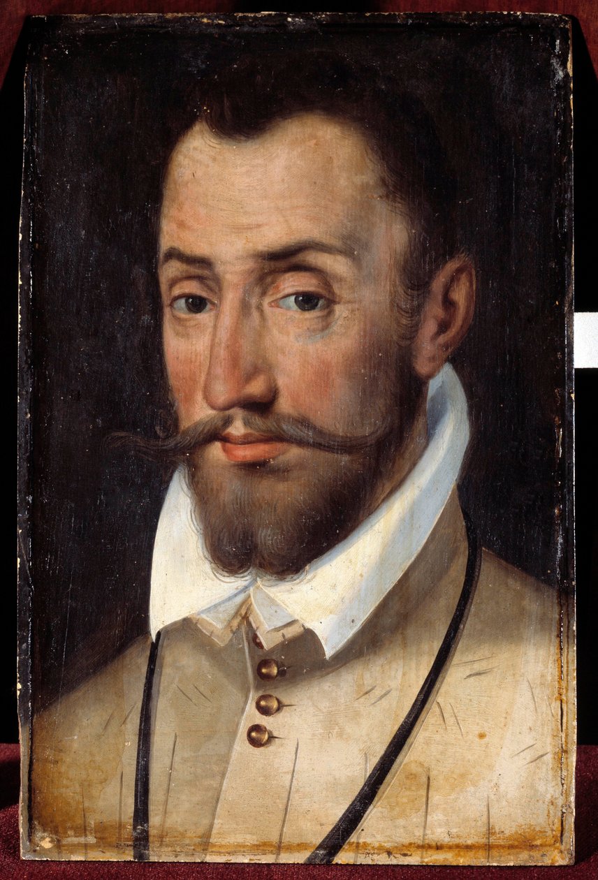 Muotokuva Francois de Colignysta, Andelotin lordi, jalkaväen kenraalin eversti (1521-1569) Maalaus ranskalaisesta koulusta tekijältä French School