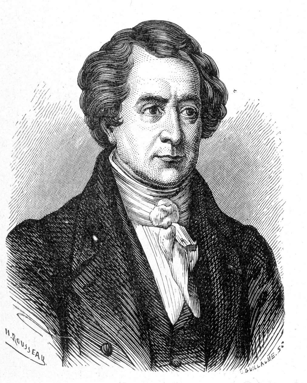 Muotokuva François Aragosta (1786 - 1853) - "" Tiedealbumissa; maineikkaat tutkijat; Suuria löytöjä””” 1896. tekijältä French School