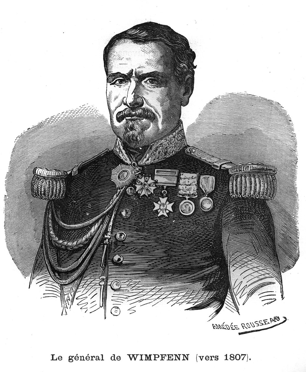 Paroni Emmanuel Felix von Wimpffenin muotokuva (Wimpfenn tekijältä French School