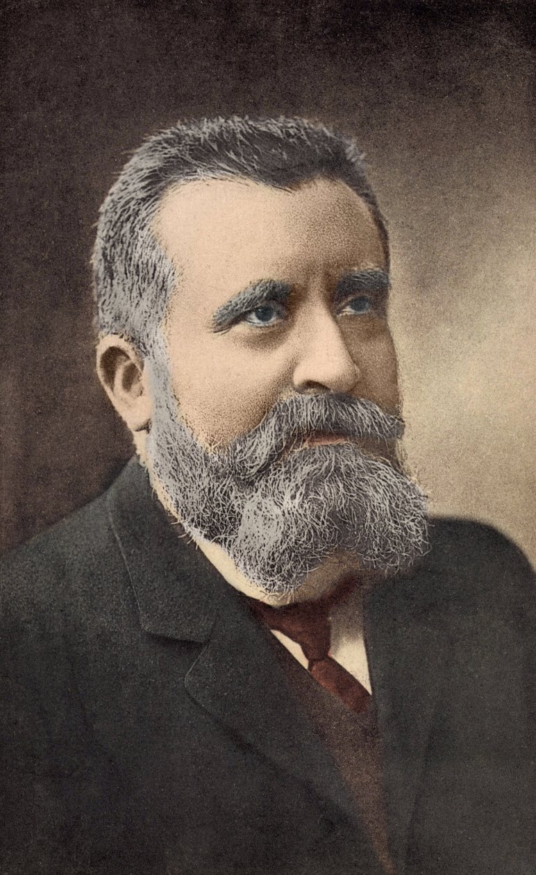 Ranskalaisen poliitikon Jean Jauresin (1859-1914) muotokuva tekijältä French School