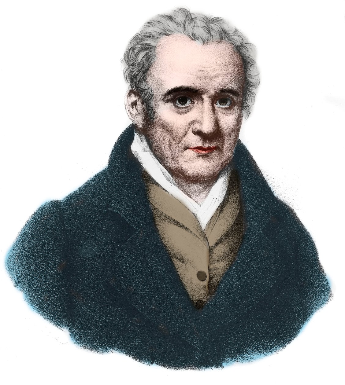 Gaspard Mongen (1746-1818) muotokuva Pelusen kreivi, ranskalainen matemaatikko ja fyysikko. tekijältä French School