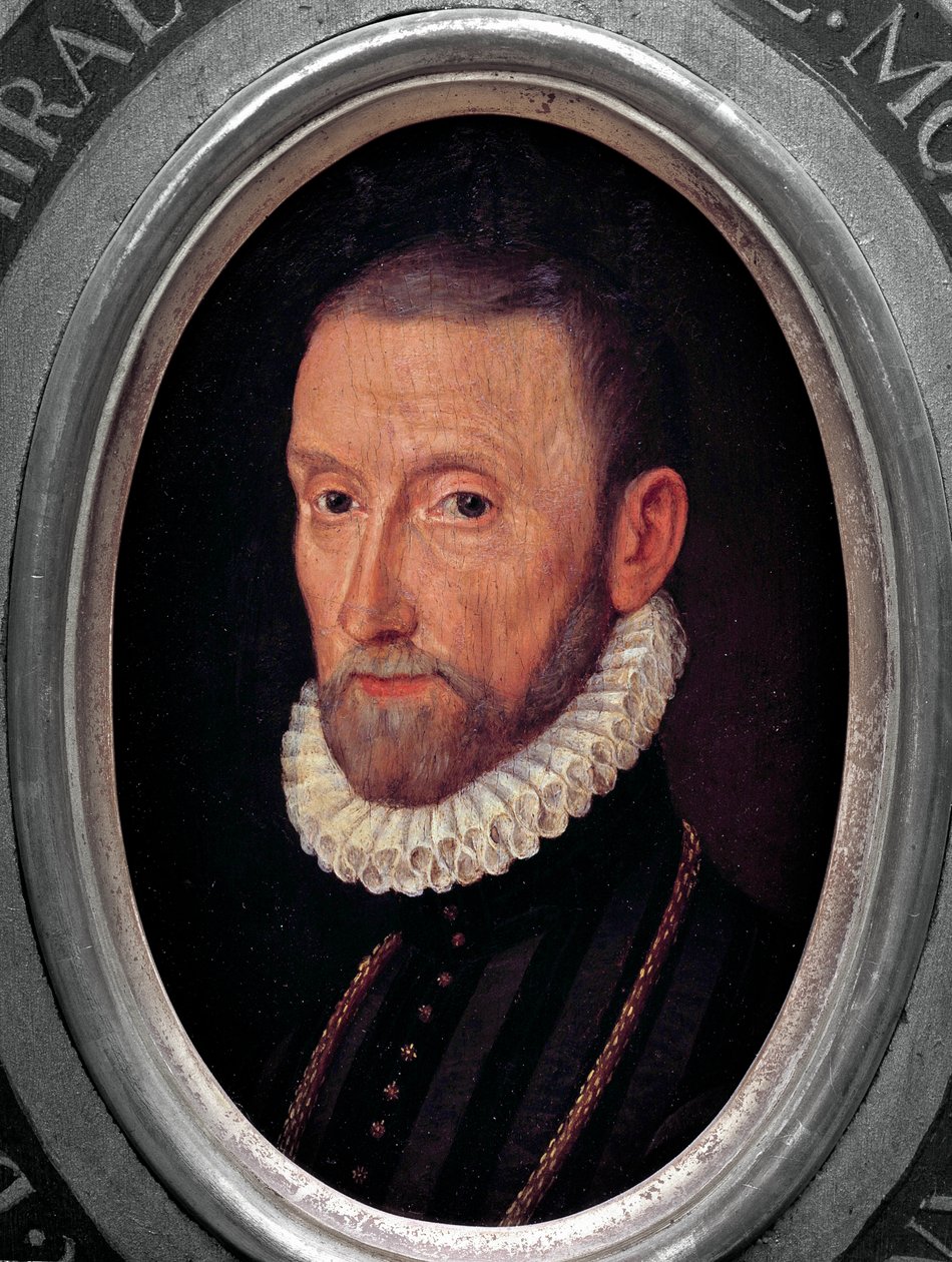 Ranskan amiraalin Gaspard de Colignyn muotokuva (1519-1572) Ranskalaisen koulukunnan maalaus tekijältä French School