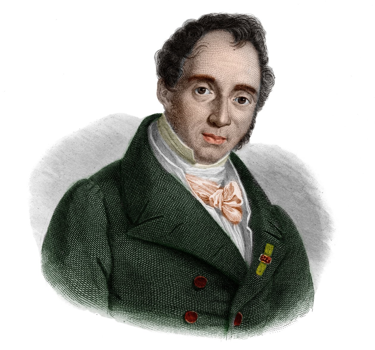 Italian valtiomiehen Gaudenzio de Pagaven (1776-1833) muotokuva. tekijältä French School