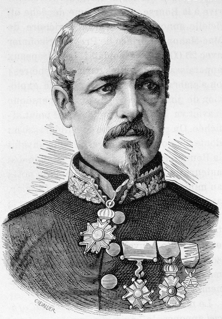 Kenraali Charles Auguste Frossardin (1807 - 1875) muotokuva - Henri Martinin "" L