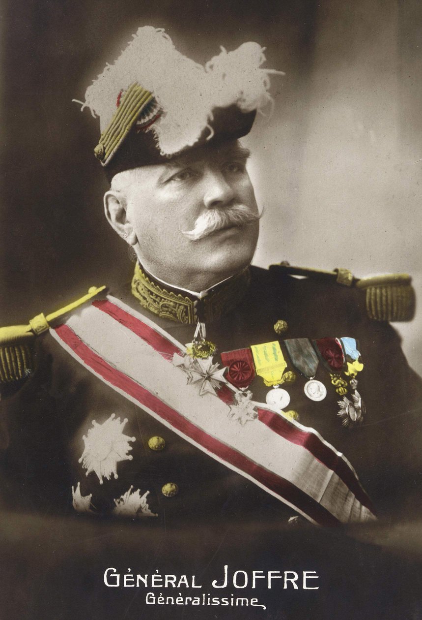 Kenraali Joseph Joffren (1852 - 1931) muotokuva. tekijältä French School