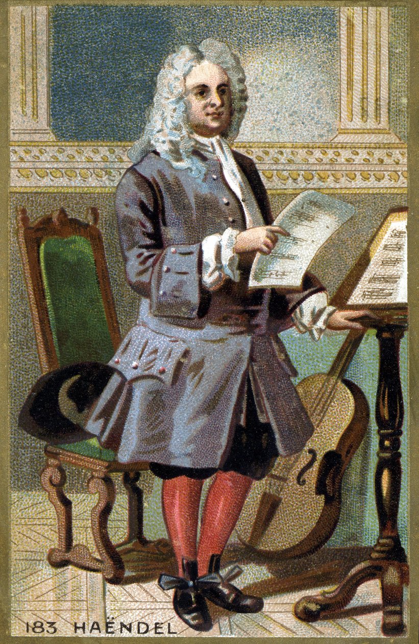 George Frederick Händelin muotokuva (Georg Friedrich Handel tekijältä French School