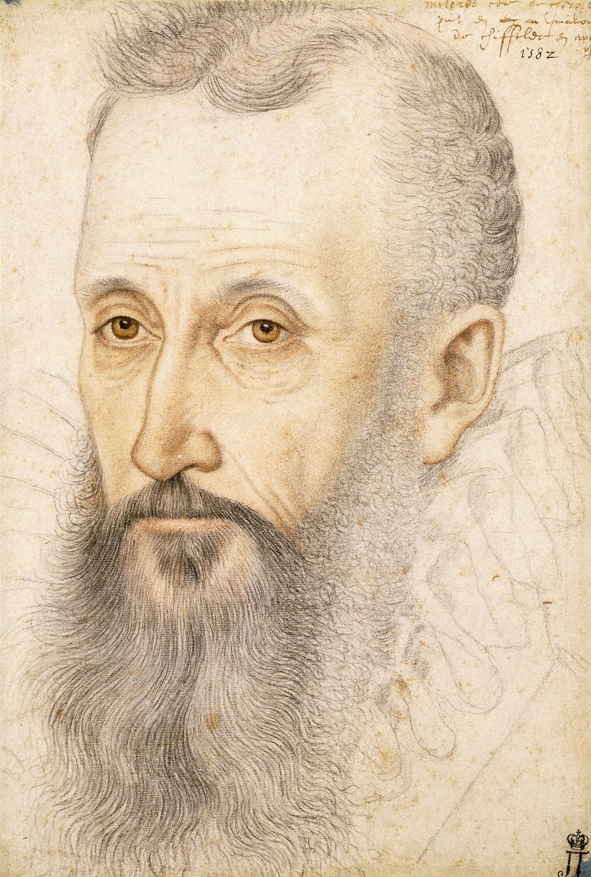 Shrewsburyn jaarlin George Talbotin muotokuva, n. 1582 tekijältä French School
