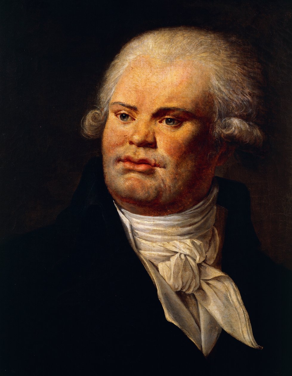 Georges Dantonin (1759-94) muotokuva (öljy kankaalle) tekijältä French School