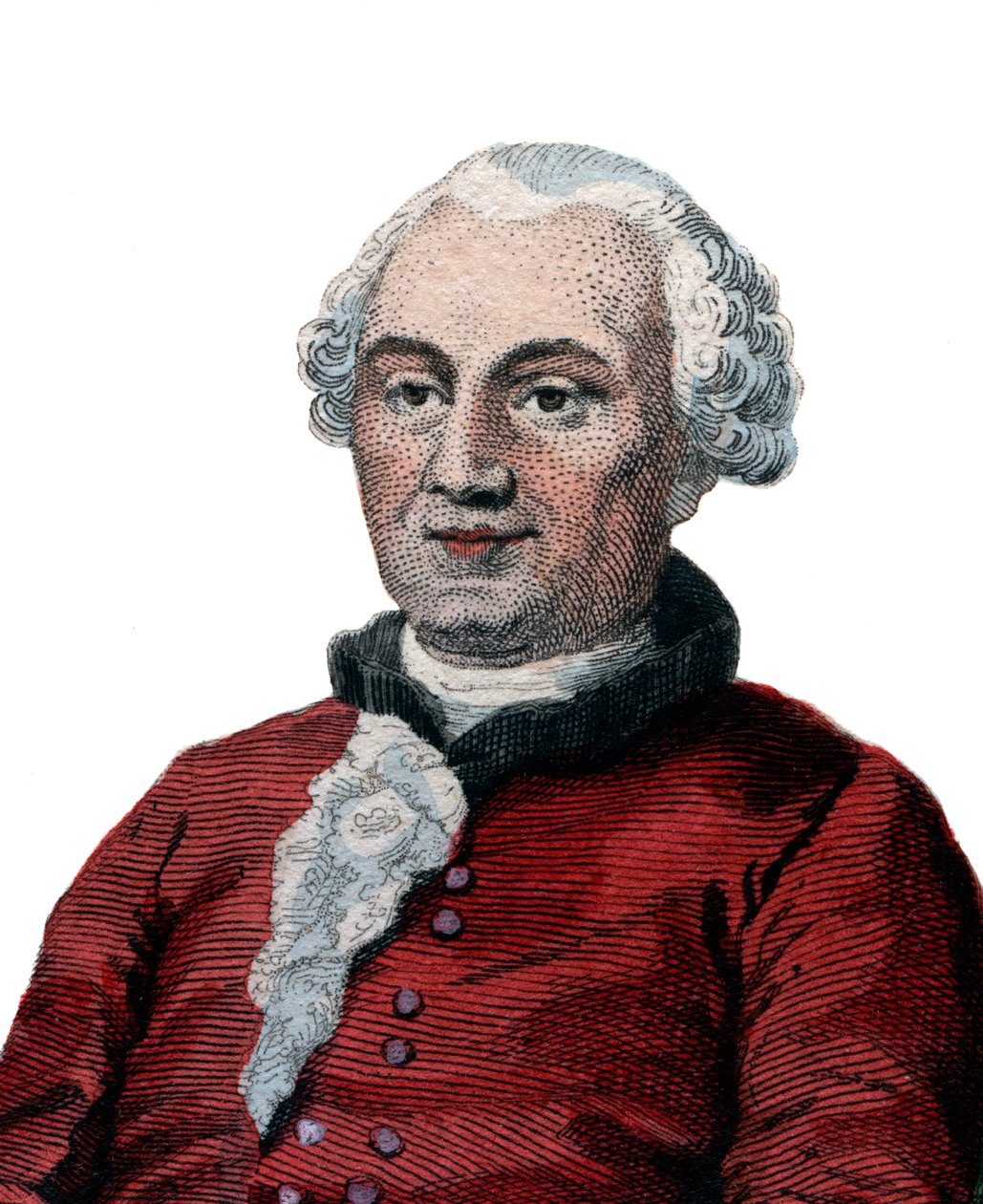 Muotokuva Georges Louis Leclercistä, kreivi de Buffonista (1707-1788), ranskalaisesta luonnontieteilijästä, matemaatikkosta, kosmologista ja tietosanakirjailijasta. tekijältä French School