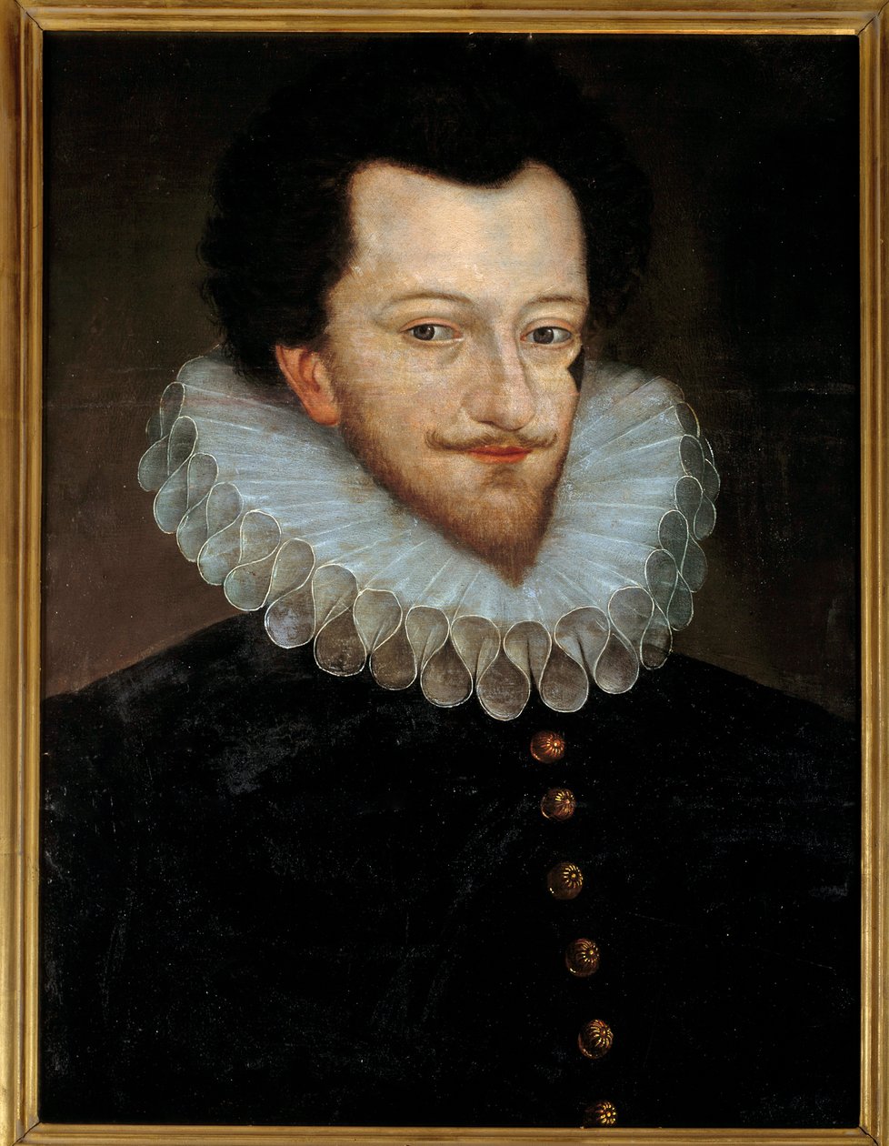Henry I Lorrainesta, Guisen kolmannesta herttuasta nimeltä Scar (1550-1588) Anonyymi ranskalaisen koulukunnan puumaalaus. 1500-luvun aurinko. 0,66x0,46 m tekijältä French School