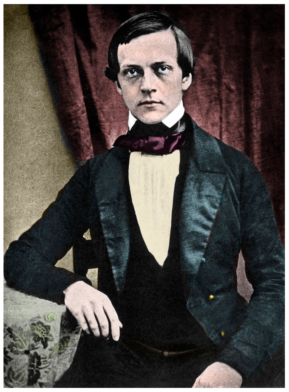 Hermann von Helmholtzin (1821-1894) muotokuva. Saksalainen fyysikko, anatomi ja fysiologi. tekijältä French School