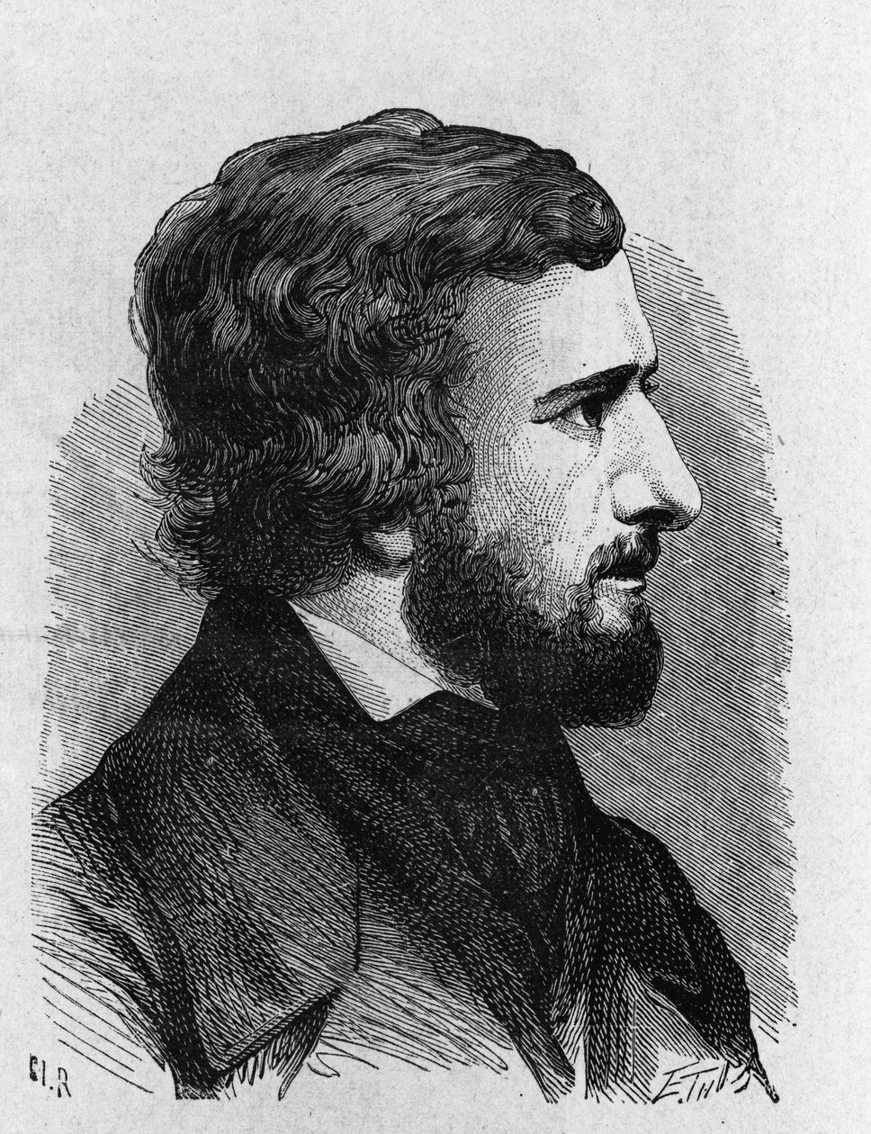 Muotokuva Hippolyte Fizeausta (1819 - 1896) - "" Tiedealbumissa; maineikkaat tutkijat; Suuria löytöjä””” 1896. tekijältä French School