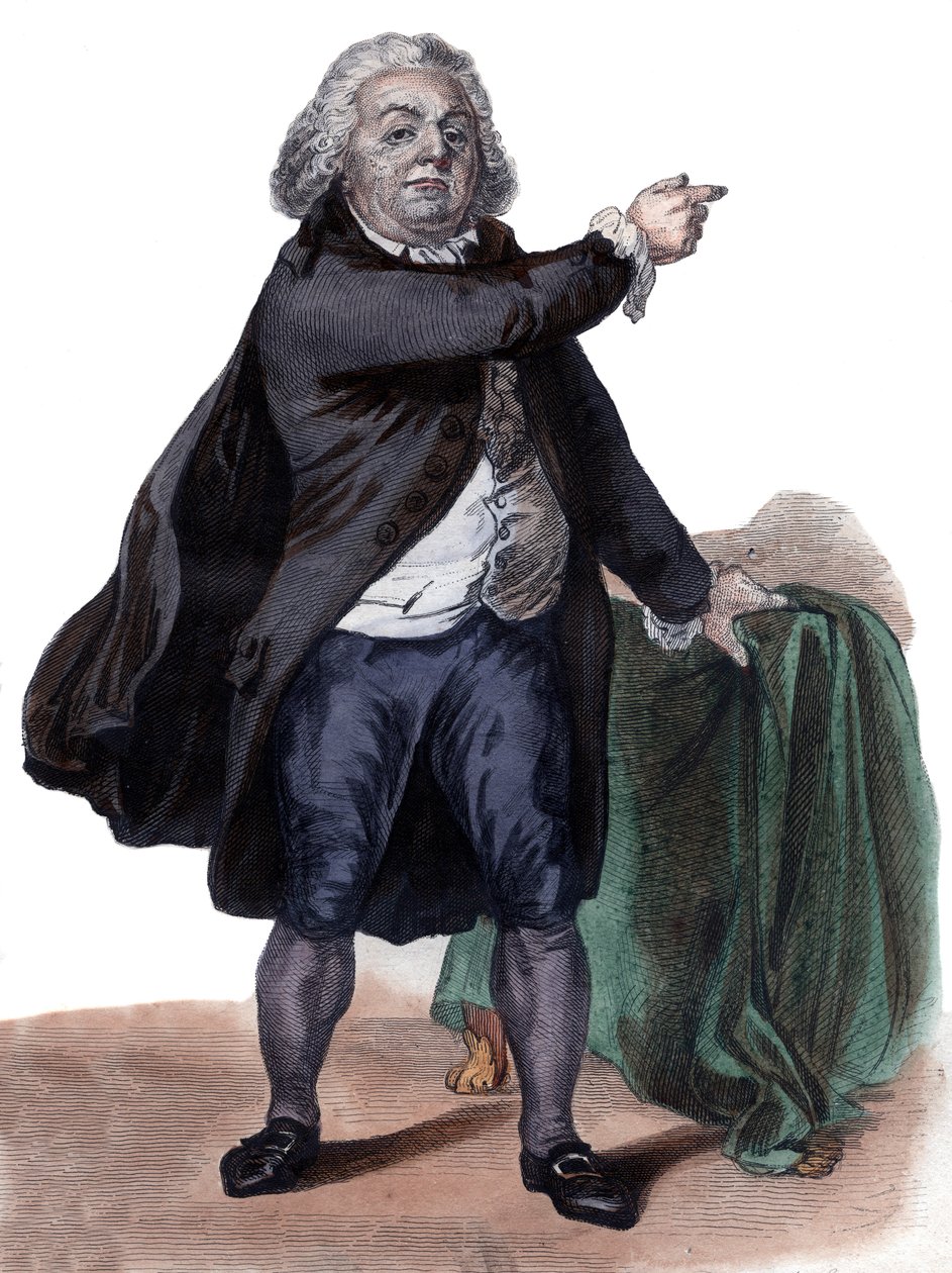Honore Gabriel Riquetin muotokuva, kreivi de Mirabeau (1749-1791), ranskalainen poliitikko ja vallankumouksellinen. tekijältä French School