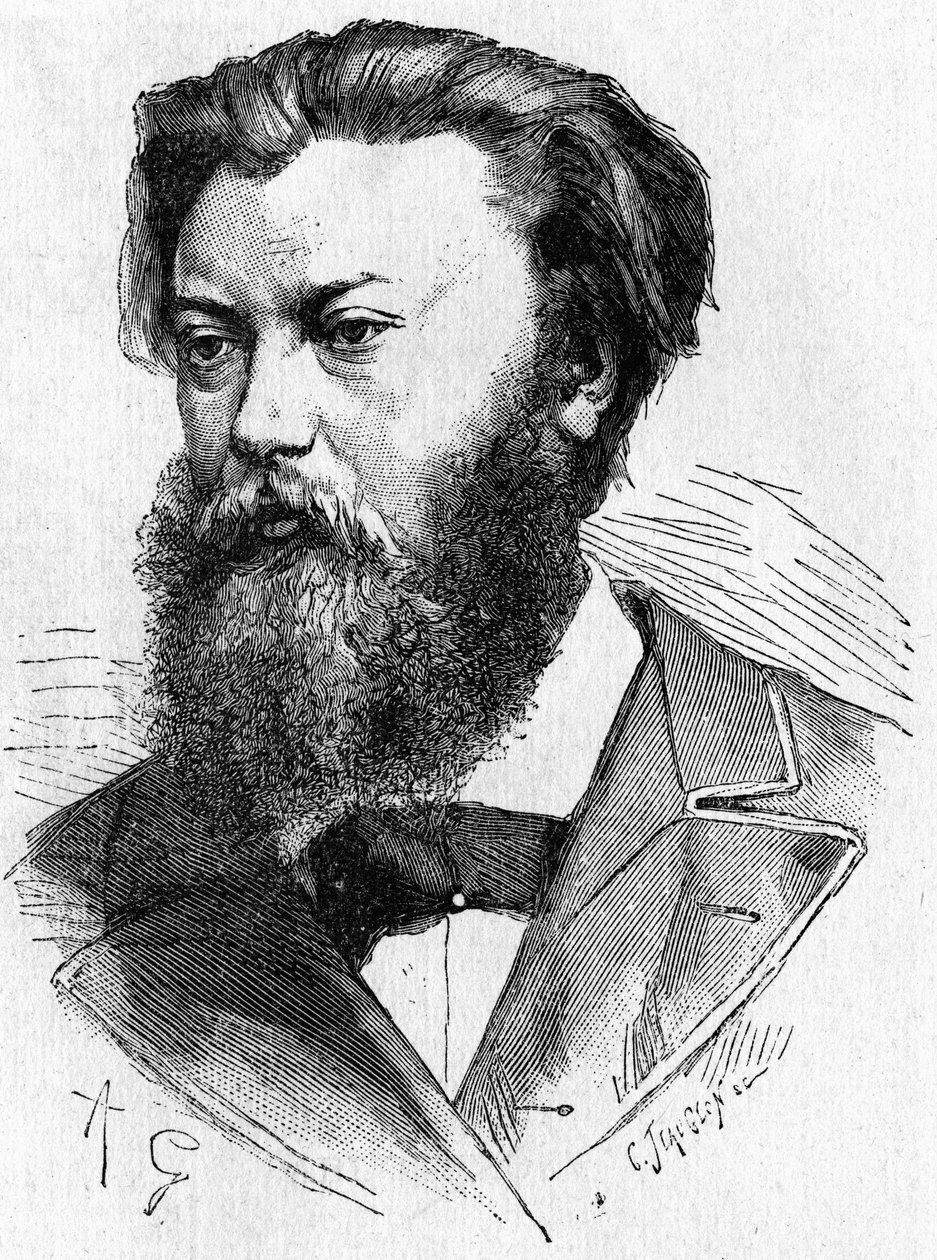 Jablochkoffin muotokuva - "" Tiedealbumissa; maineikkaat tiedemiehet; Suuria löytöjä””” 1896. tekijältä French School